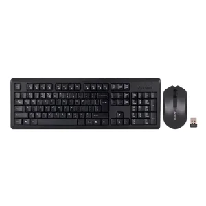 نمای روبرو کیبورد و ماوس بی سیم ای فورتک مدل a4tech 4200n