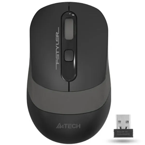 نمای روبرو ماوس بی سیم ای فورتک مدل a4tech fg11