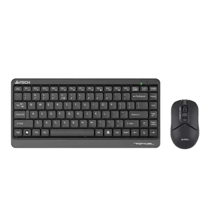 نمای روبرو کیبورد و ماوس بی سیم ای فورتک مدل a4tech fg1112