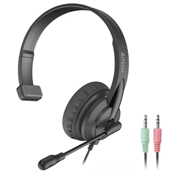 نمای پورت های هدست ای فورتک مدل a4tech hs-11