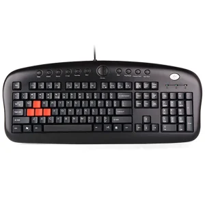 نمای روبرو کیبورد باسیم ای فورتک مدل a4tech kb-28g