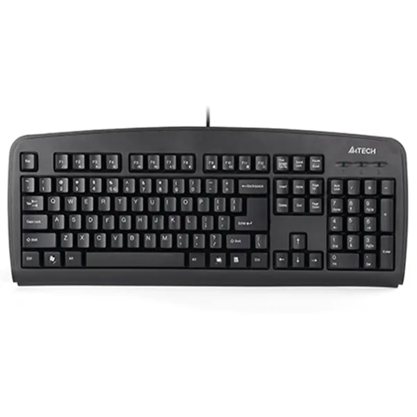 نمای روبرو کیبورد باسیم ای فورتک مدل a4tech kb-720