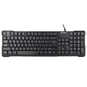 نمای روبرو کیبورد باسیم ای فورتک مدل a4tech kr-750