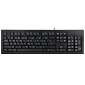 نمای روبرو کیبورد با سیم ای فورتک مدل a4tech kr-85