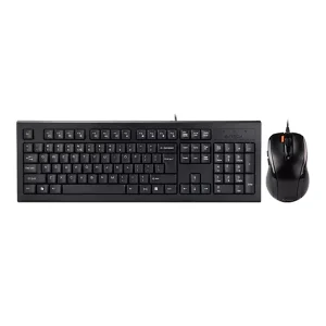 نمای روبرو کیبورد و ماوس باسیم ای فورتک مدل a4tech kr-8570fxs
