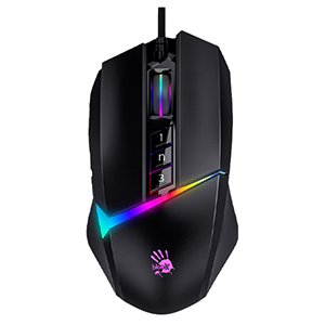 نمای روبرو ماوس گیمینگ ای فورتک مدل a4tech bloody w60 max