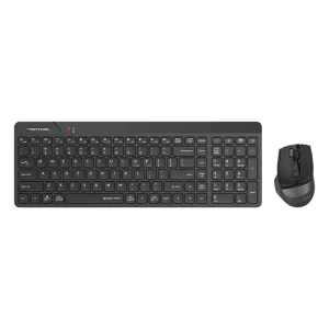 نمای روبرو ماوس و کیبورد بی سیم مدل a4tech fg2400 air2