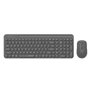 نمای روبرو ماوس و کیبورد بی سیم ای فورتک مدل a4tech fg3300 air