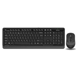 نمای روبرو کیبورد و موس بی سیم ای فورتک مدل a4tech fg1010s