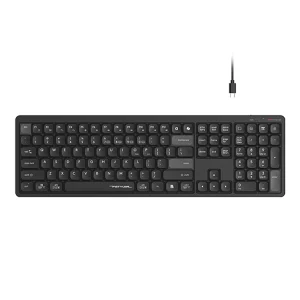 نمای روبرو کیبورد بی سیم ای فورتک مدل A4tech FBX55C