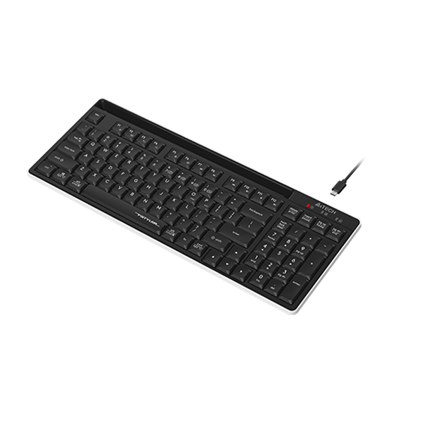 نمای جانبی کیبورد بی سیم ای فورتک مدل A4tech FBX70C