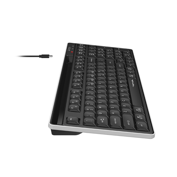 نمای گوشه کیبورد بی سیم ای فورتک مدل A4tech FBX70C